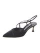 Manolo Blahnik Suede Slingback Pumps