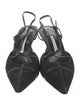 Manolo Blahnik Suede Slingback Pumps