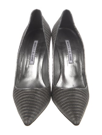 Manolo Blahnik Printed Pumps