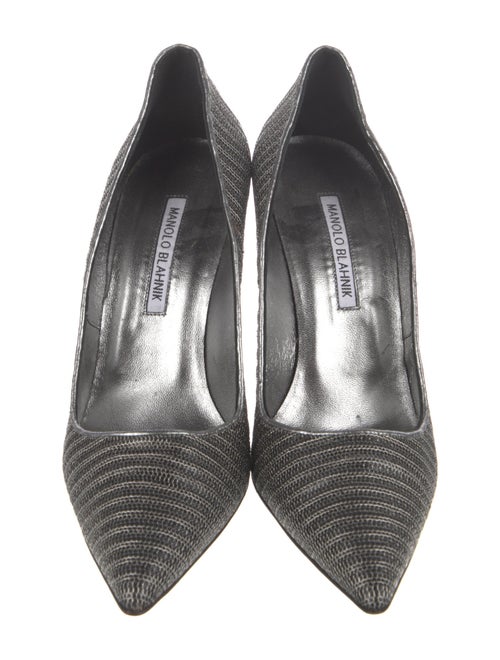 Manolo Blahnik Printed Pumps