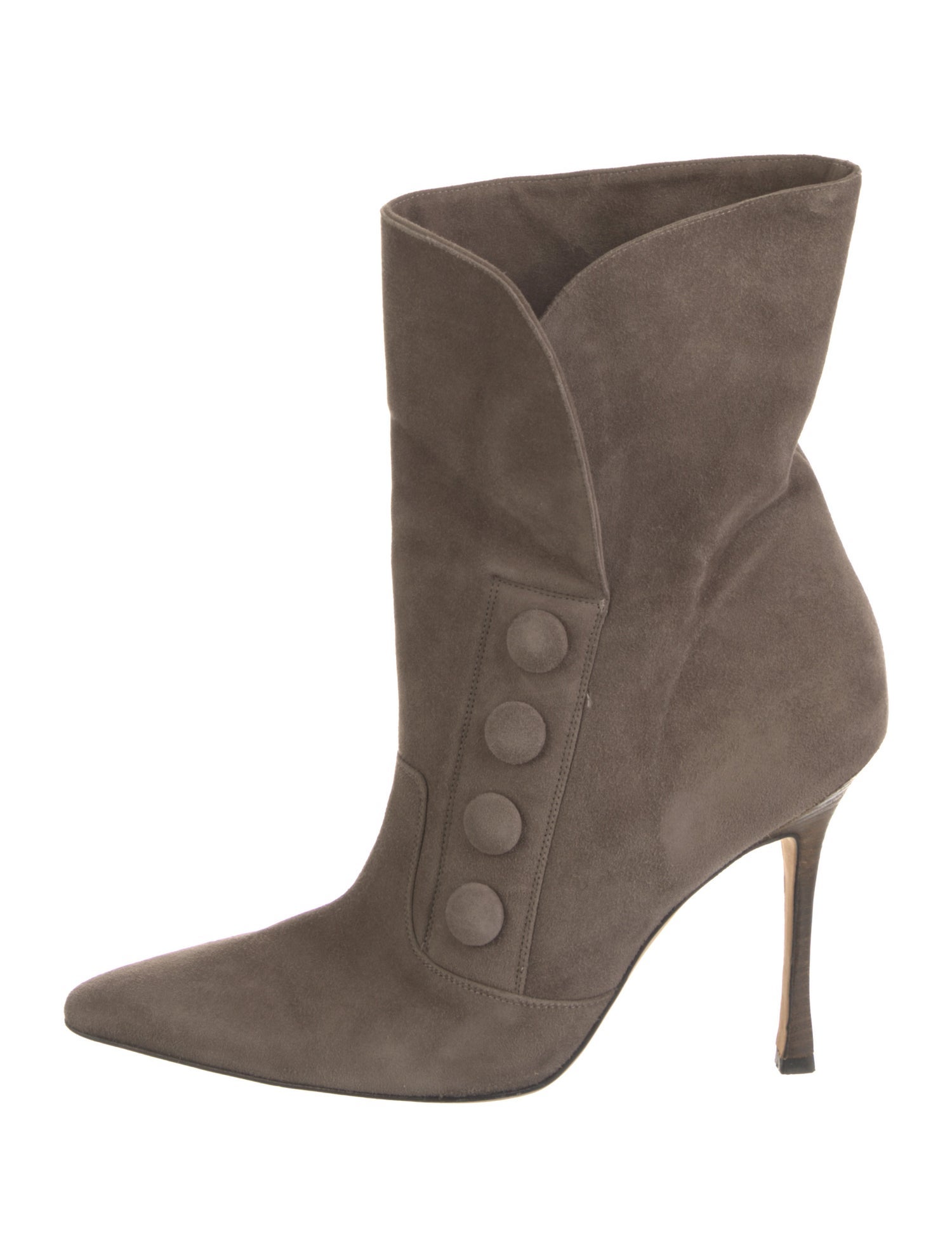 Manolo Blahnik Suede Boots