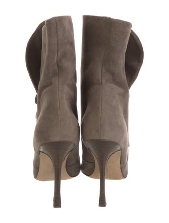 Manolo Blahnik Suede Boots