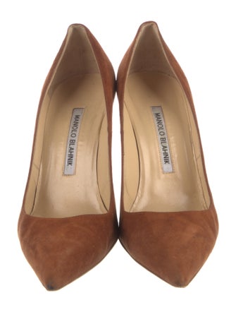 Manolo Blahnik Suede Pumps