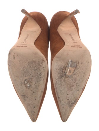 Manolo Blahnik Suede Pumps