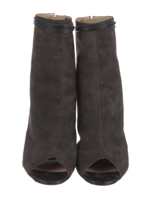 Manolo Blahnik Suede Slingback Sandals