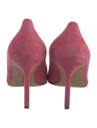 Manolo Blahnik Suede Pumps