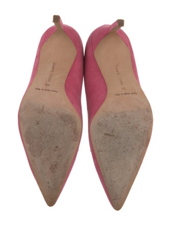 Manolo Blahnik Suede Pumps