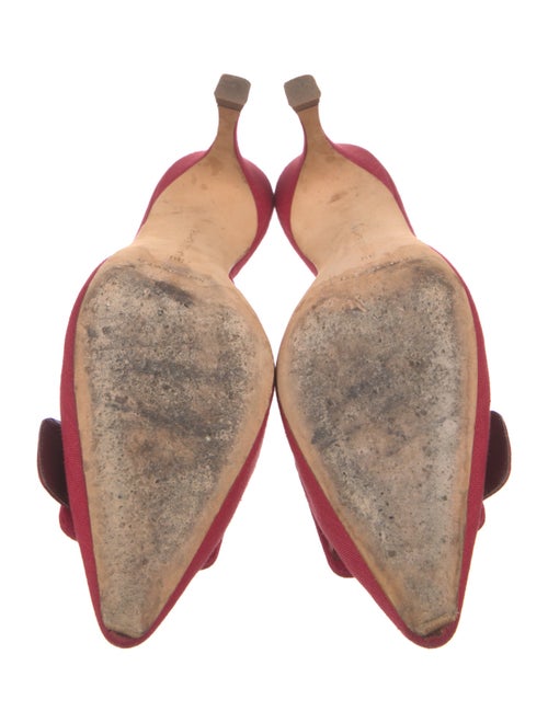 Manolo Blahnik Suede Mules