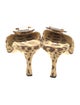 Manolo Blahnik Animal Print Mules