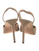 Manolo Blahnik Suede Slingback Pumps