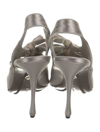 Manolo Blahnik Leather Slingback Pumps