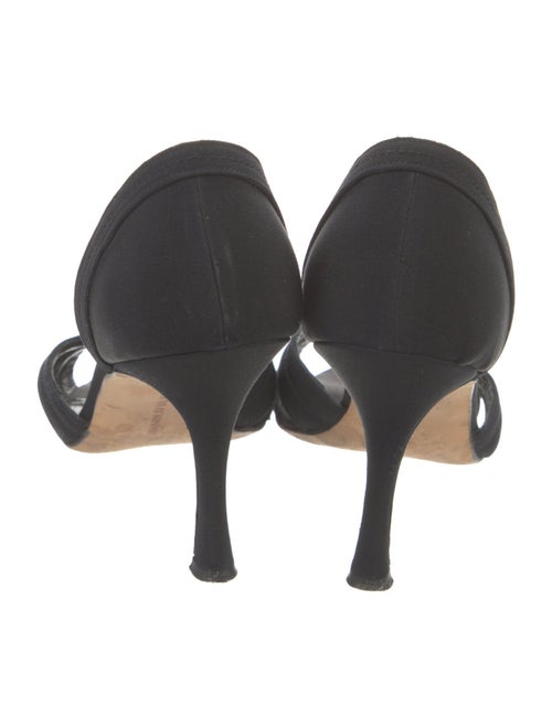 Manolo Blahnik Satin Sandals