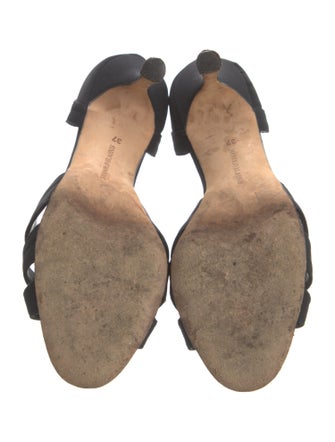 Manolo Blahnik Satin Sandals