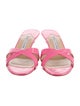 Manolo Blahnik Patent Leather Slides
