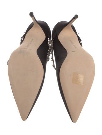 Manolo Blahnik Satin Pumps