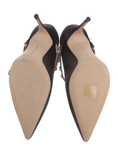 Manolo Blahnik Satin Pumps