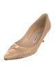 Manolo Blahnik Leather Pumps