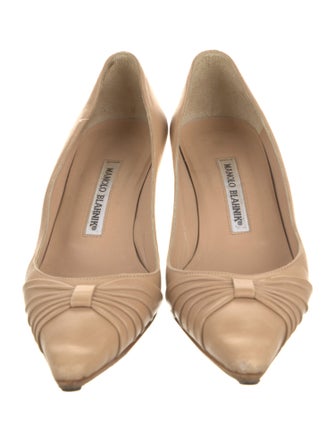 Manolo Blahnik Leather Pumps