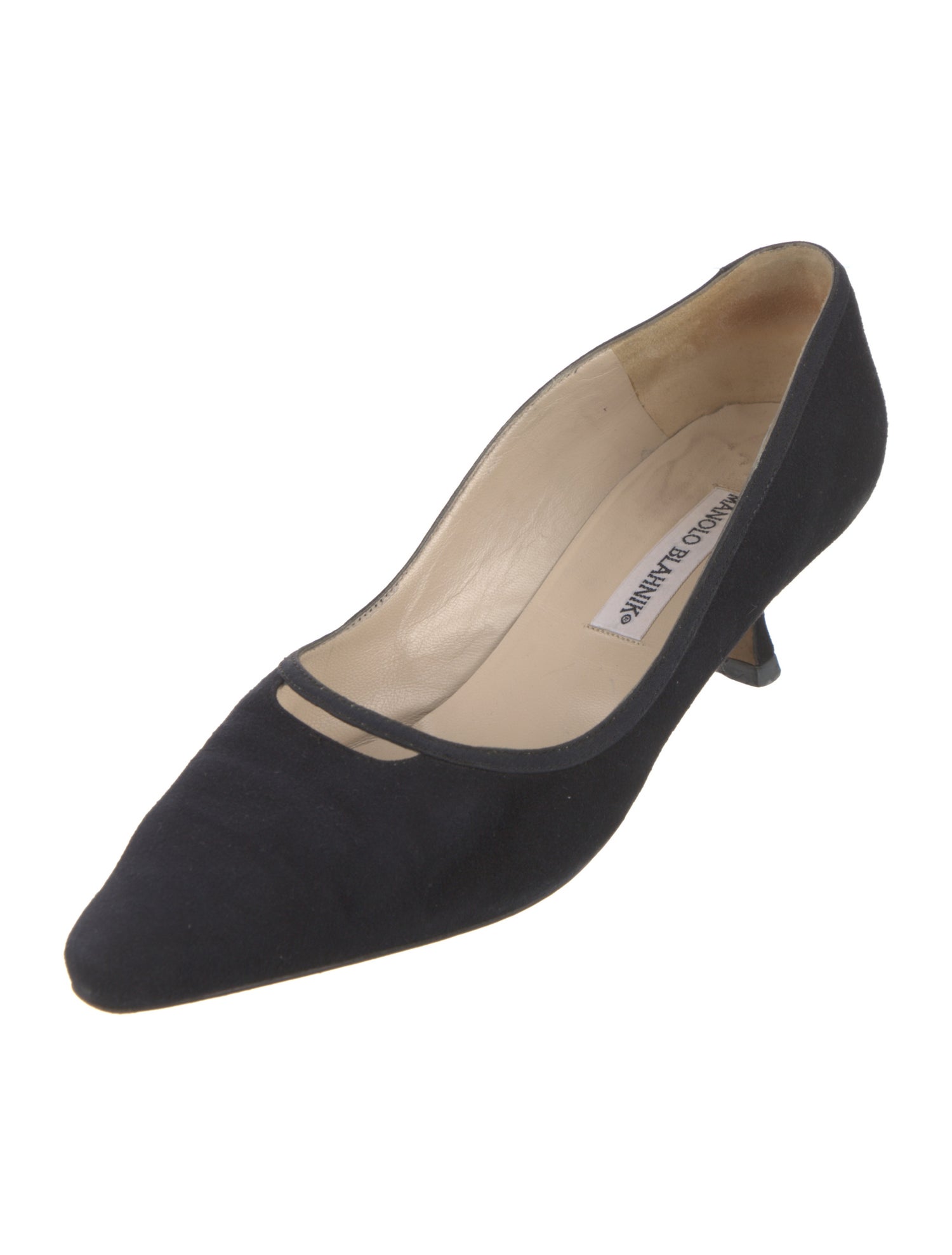 Manolo Blahnik Suede Pumps