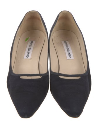 Manolo Blahnik Suede Pumps
