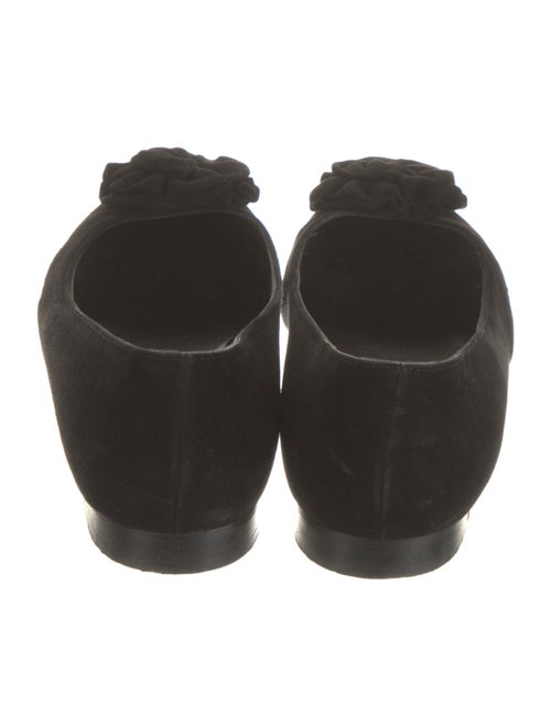 Manolo Blahnik Suede Flats