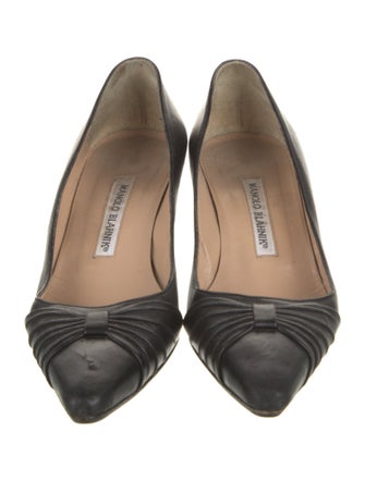 Manolo Blahnik Leather Pumps