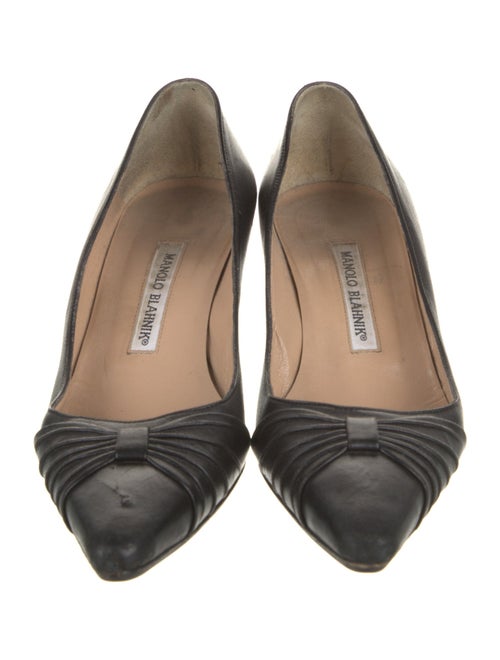 Manolo Blahnik Leather Pumps