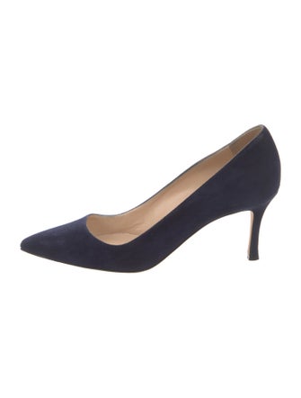 Manolo Blahnik Suede Pumps