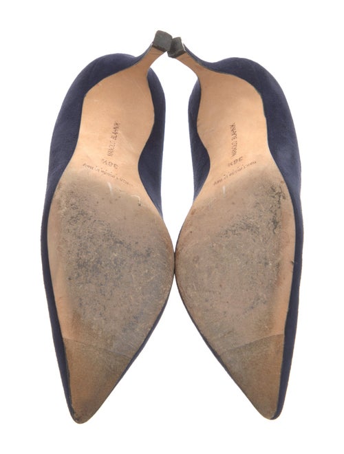 Manolo Blahnik Suede Pumps
