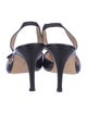 Manolo Blahnik Leather Slingback Pumps