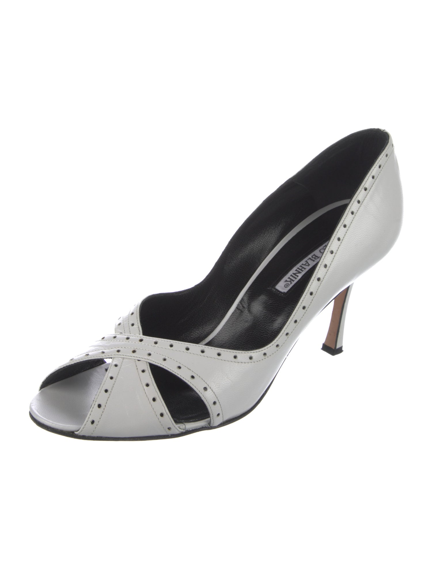 Manolo Blahnik Leather Pumps