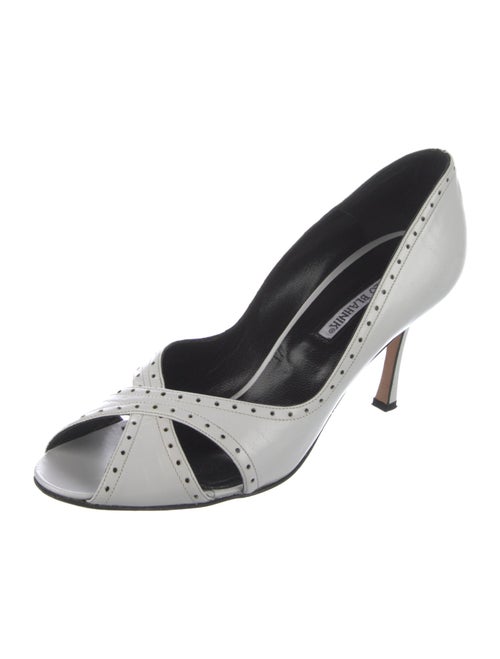 Manolo Blahnik Leather Pumps