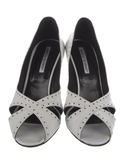 Manolo Blahnik Leather Pumps