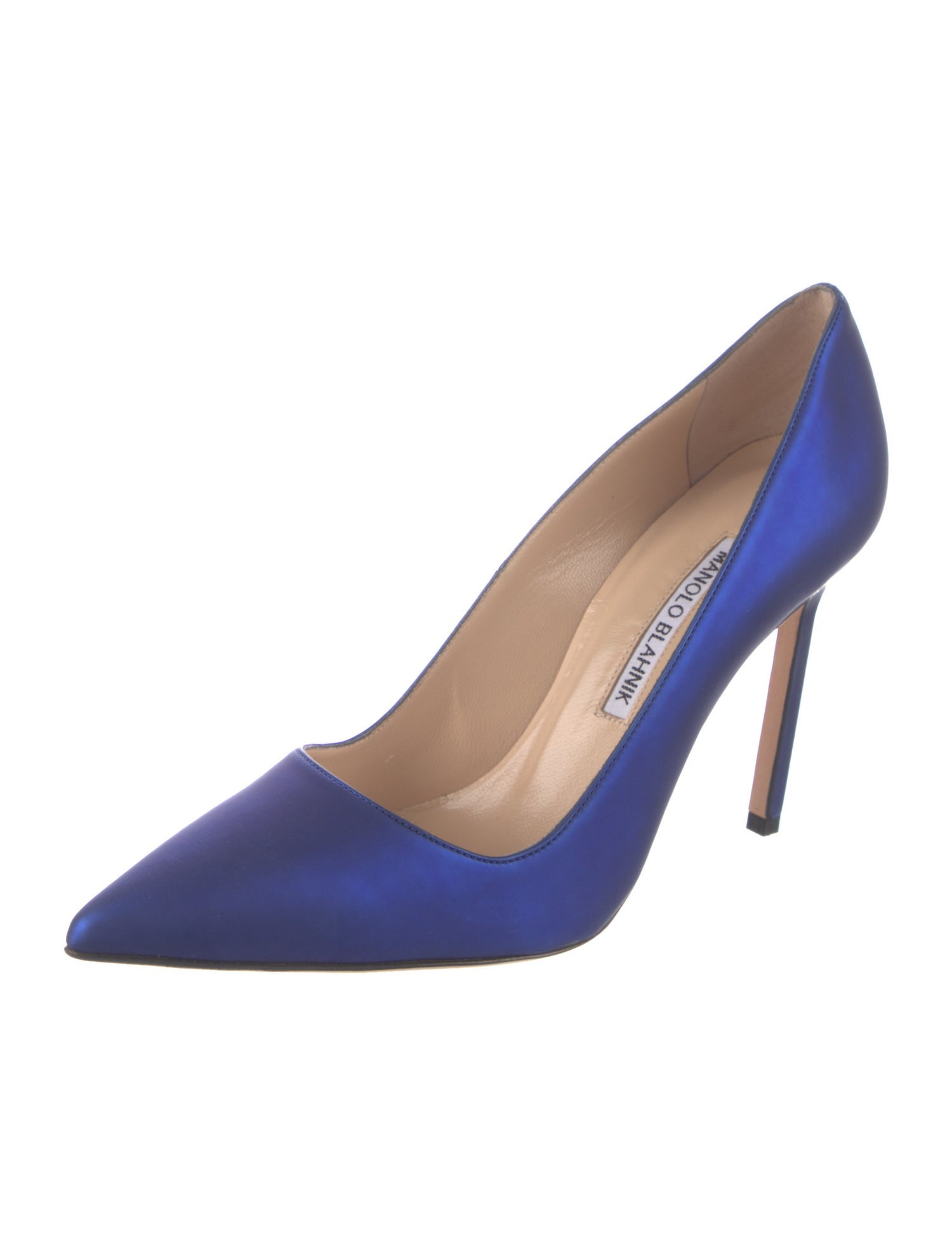 Manolo Blahnik Satin Pumps