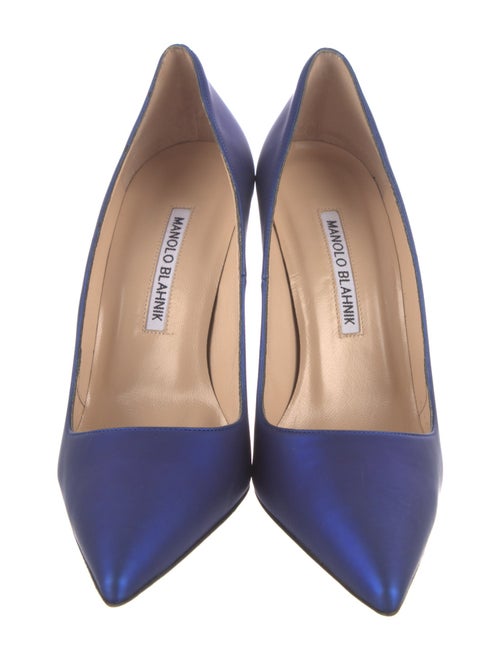 Manolo Blahnik Satin Pumps