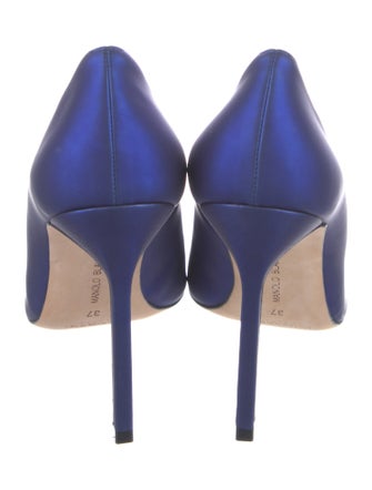 Manolo Blahnik Satin Pumps
