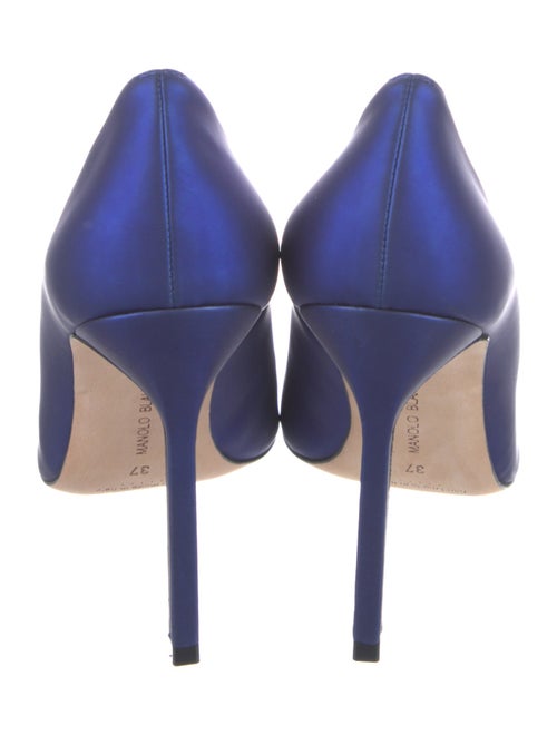 Manolo Blahnik Satin Pumps
