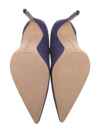 Manolo Blahnik Satin Pumps