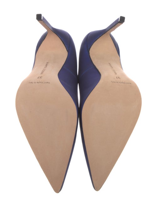 Manolo Blahnik Satin Pumps