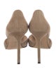 Manolo Blahnik Suede D'Orsay Pumps