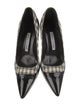 Manolo Blahnik Patent Leather Printed Pumps