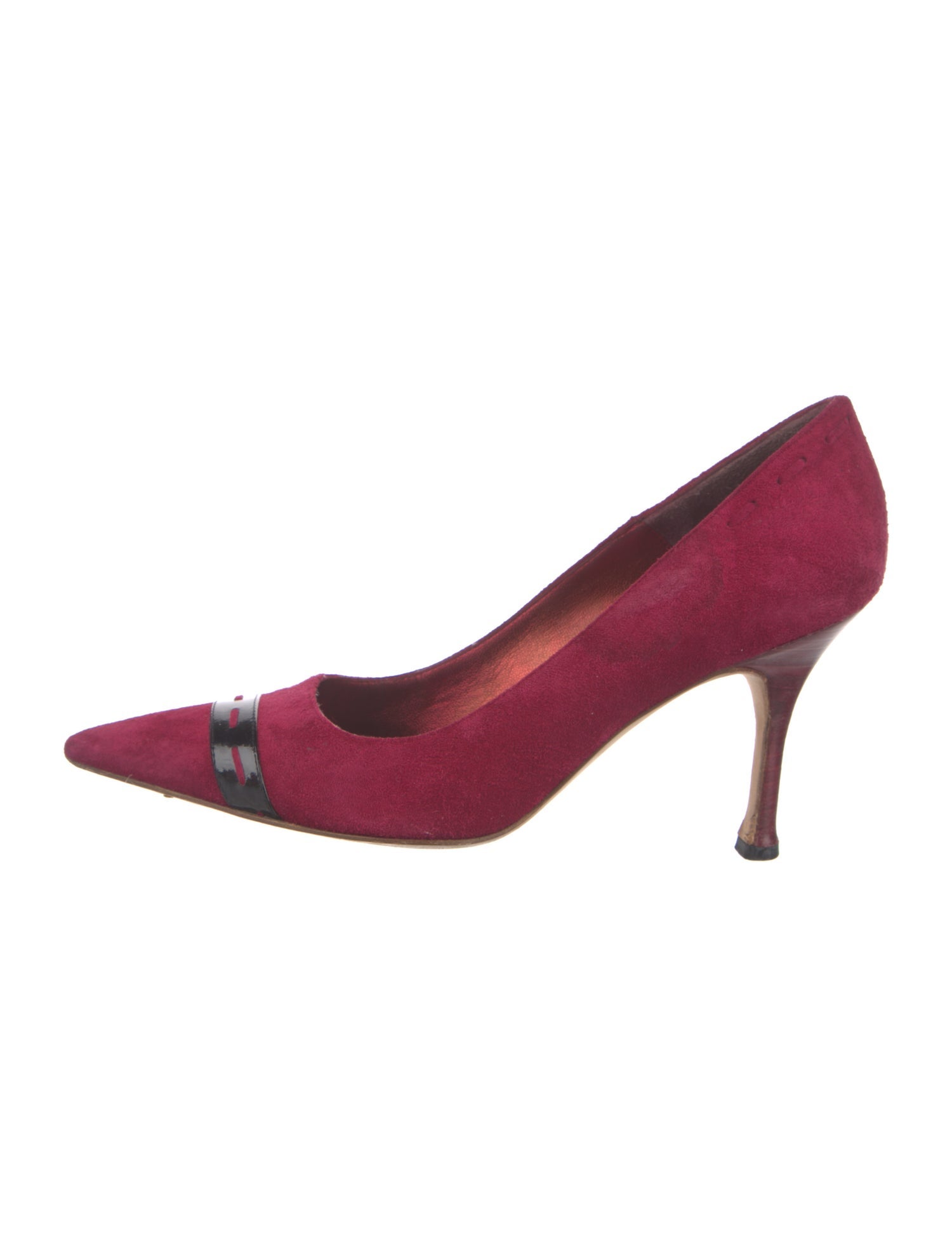 Manolo Blahnik Suede Pumps