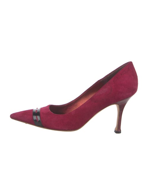 Manolo Blahnik Suede Pumps