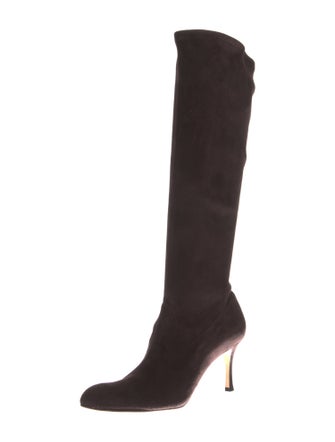 Manolo Blahnik Suede Boots