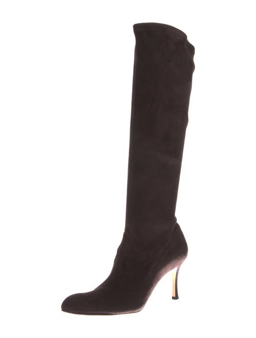 Manolo Blahnik Suede Boots