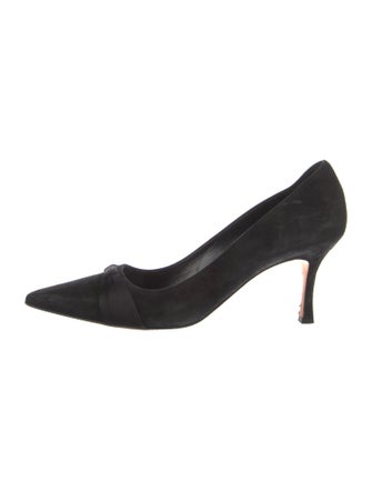Manolo Blahnik Suede Pumps