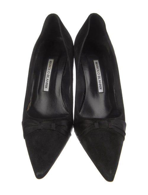 Manolo Blahnik Suede Pumps