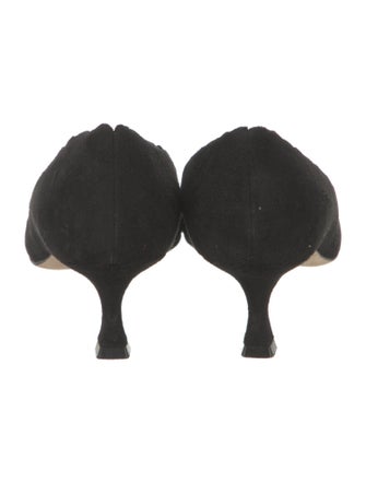 Manolo Blahnik Srilasca Suede Pumps