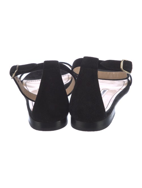 Manolo Blahnik Suede Sandals