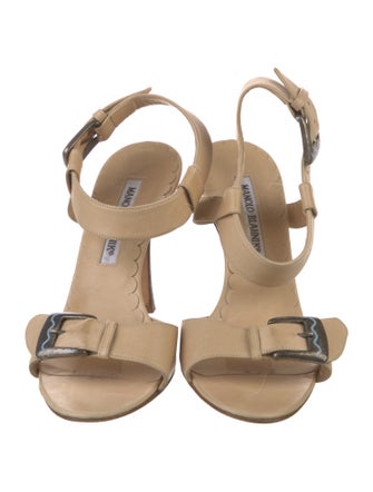 Manolo Blahnik Leather Sandals